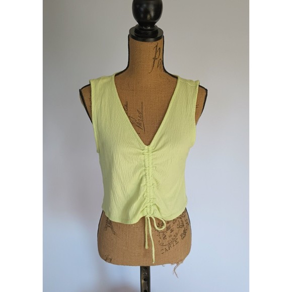 O'Neill Tops - Oneill Sleeveless Causal Boho Women's Top Tank Lime Green Yellow Size Medium